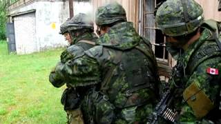 Saber Strike 12  Canadian Soldiers Urban Patrol [upl. by Annadal79]