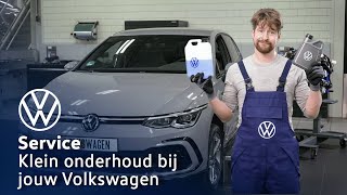 Alles over Klein Onderhoud  Volkswagen Service  Volkswagen Nederland [upl. by Ayouqat]