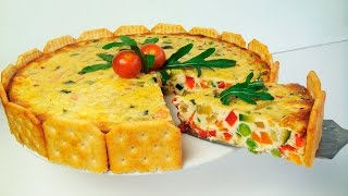 PASTEL DE VERDURAS CON NATA  receta casera   354 [upl. by Manon]