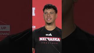 Nebraska QB Dylan Raiola on viral Pat Mahomes comparisons  Huskers GBR [upl. by Letnohs]