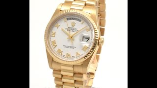 Rolex DayDate in 18 Karat Gelbgold Ref 18238 FM10404 [upl. by Ayikal]