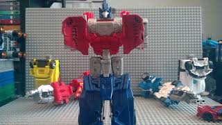 Final Part Transformers Combiners Wars Optimus Prime Hot Rod and OPTIMUS MAXIMUS [upl. by Zach]