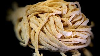 Chinese Handmade Egg Noodles Chinese Recipe The Easy Way [upl. by Tham419]