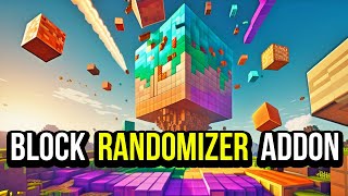 The Ultimate Minecraft Bedrock Block Randomizer addon [upl. by Adnac801]