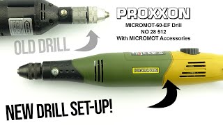 TOP TOOLS  PROXXON MICROMOT 60EF MINIDRILL amp ACCESSORIES 28512 [upl. by Ronoh]