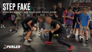 Step Fake  Purler Wrestling Academy Camps [upl. by Dorothy]