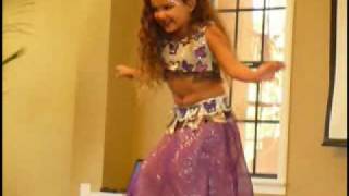 The Youngest Belly dancerquot Anettequot dances to Gawaher Music D [upl. by Kumler]