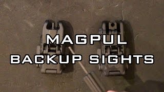 Magpul Backup Sights  Review Deutsch [upl. by Eide117]