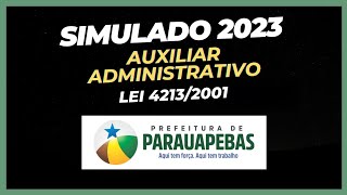 Simulado  Lei 42132001 para o Concurso Público de Parauapebas [upl. by Kcirdle]