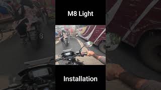 Gixxer Monotone Headlight Modification  M8 Gixxer HeadlightModification shortsvideo viralvideo [upl. by Hatch]