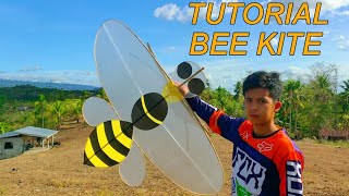 PAANO GUMAWA NG BUBUYOG NA SARANGGOLA BEE KITE TUTORIAL [upl. by Elockcin]