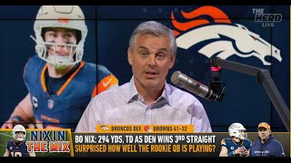 THE HERD  Colin Cowherd STUNS Bo Nix And Denver Broncos Can Win MULTIPLE Playoff Games  NFL [upl. by Copp]