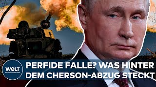 PUTINS KRIEG Perfide Falle der Russen Was wirklich hinter dem Rückzug aus Cherson steckt [upl. by Aivul]