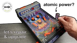 Another ATOMIC Pinball Game  Can I FIX it amp UPGRADE to USBC PD Power Delivery [upl. by Ruon]