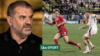 Ange Postecoglu FUMES with VAR Decision  Germany 20 Denmark  ITV Sport [upl. by Rue]