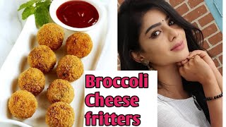 Broccoli Cheese Fritter Recipecook with comali recipepavithra broccoli cheese fritter recipe [upl. by Feingold]