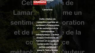 Dans labîme sans fond mon regard a plongé De latome au soleil jai tout interrogé  Lamartine [upl. by Lleval]