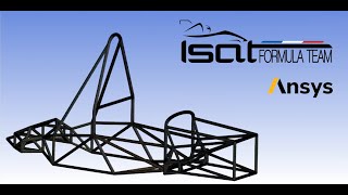 Réalisation dun test de Torsional Stiffness sur un châssis de FSAE avec Ansys [upl. by Sada]