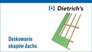 Deskowanie okapów więźby dachowej [upl. by Atilem]