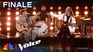 Huntley and Niall Horan Sing quotKnockin On Heavens Doorquot by Bob Dylan  The Voice Live Finale  NBC [upl. by Eillehs]