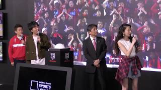 NTTドコモ DAZN for docomo SPORTS LOUNGEオープンセレモニー ライト点灯 [upl. by Aissenav]