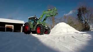 Winterimpressionen  Fendt 209 Vario [upl. by Adeehsar]