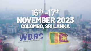 Trailer  The 8th World Disability and Rehabilitation Conference 2023 WDRC 2023 [upl. by Nileuqay]