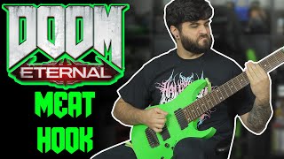 MEATHOOK OST VERSION  DOOM ETERNAL 8 String Guitar Cover [upl. by Norrej599]