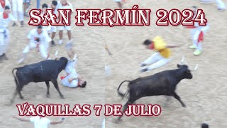 Vaquillas 7 julio sanfermin2024 [upl. by Eppillihp152]