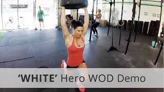 quotWHITEquot CrossFit Hero WOD  2435 Rx [upl. by Enneite895]