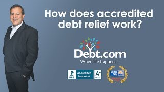 How Does Accredited Debt Relief Work Is it For Real [upl. by Aicirtal]