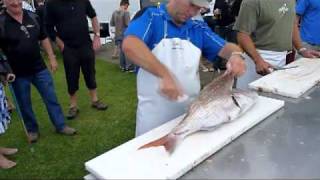 My 10lb Snapper Filleted in 30 seconds [upl. by Euqirat]