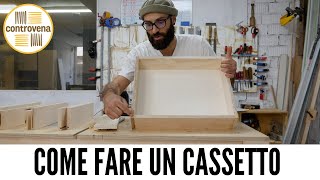 Come fare cassetti in legno fai da te  3 Minuti Di Falegnameria 28 [upl. by Alyakem]