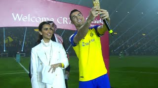 Ronaldo First Day at Al Nassr [upl. by Linzy]