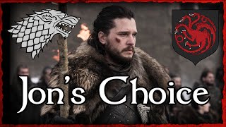 🧙 Jons Choice Stark or Targaryen  Game of Thrones [upl. by Caitrin658]