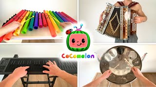 Cocomelon theme on a lot of different instruments [upl. by Collayer]