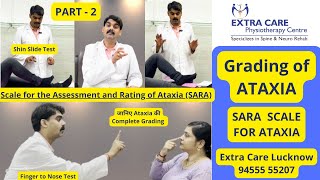 Grading amp Measurement of Ataxia  Scale for Assessment and Rating of Ataxia  SARA Scale  PART 2 [upl. by Refannej]