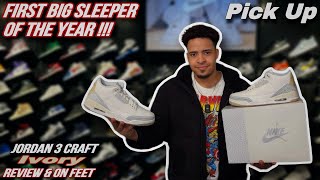 Everyone Slept On The Jordan 3 Craft Ivory  Review amp On Feet  Pick Up 💤 [upl. by Nosmoht80]