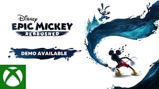 XBOX  Disney Epic Mickey Rebrushed  Official Gameplay Deep Dive Trailer [upl. by Etnecniv]