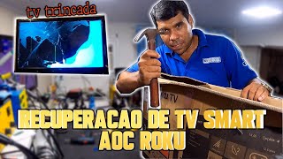 Recuperação de tv com tela quebrada dica [upl. by Nitsa]