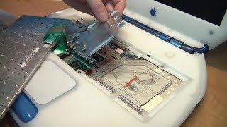 iBook G3 Clamshell Disassembly and Hard Drive Upgrade [upl. by Northington]