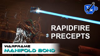 Sentinel SUPERCHARGE with Manifold Bond  Warframe [upl. by Namielus944]