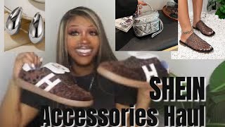 SHEIN Accessories Haul  Handbags Sneakers Earrings Necklaces amp more… [upl. by Tarsuss]