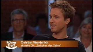 Christian Wunderlich  Interview in der Talkshow Kölner Treff [upl. by Hamachi324]