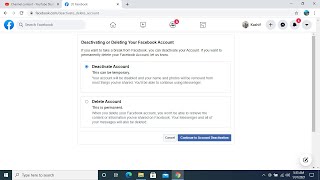 How to Deactivate Facebook Account on PC Updated [upl. by Cyndy]