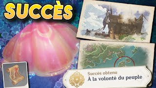 Toutes les Cartes aux Trésors  À la volonté du peuple Succès caché  Genshin Impact Fontaine [upl. by Garbers392]