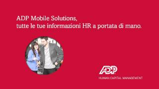 ADP Mobile Solutions  Cedolino online [upl. by Ronoel]