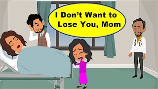 Vivians Mom is Very Sick  Animated English Story  Vivian English [upl. by Heindrick]