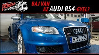 Totalcar Erőmérő Baj van az Audi RS4gyel [upl. by Coe]