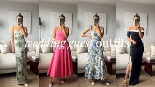 WEDDING GUEST OUTFITS HAUL amp GET READY WITH ME FOR A BLACK TIE EVENT [upl. by Dottie]